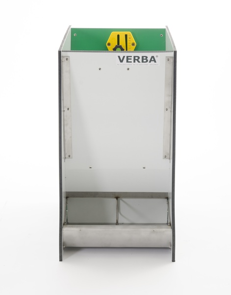 A00-1123KR SL273KR comedero para pienso seco para lechones Comedero de 2 compartimentos para pienso seco para lechones