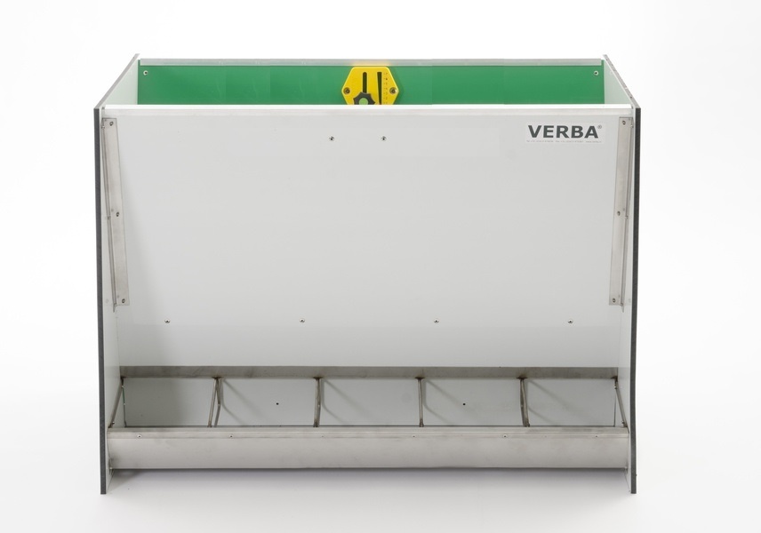 A00-1129KR SL573D KR comedero doble para lechones de pienso seco Comedero para pienso seco para lechones destetados, 5 compartimentos