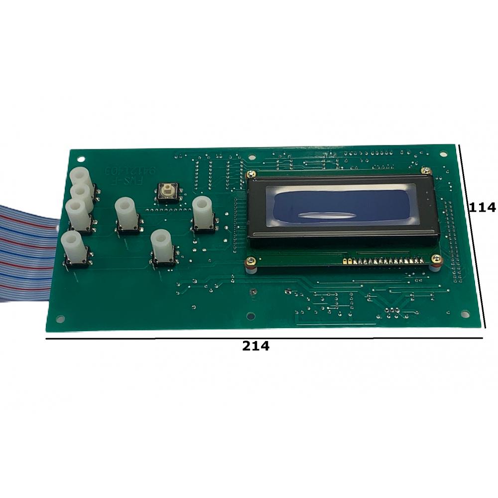 Plano de la puerta del programador de alimentación Variomix con dimensiones Dimensiones de la placa de circuito impreso de la puerta del programador de alimentación Variomix
