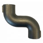 Curva en S de 1/2" de acero inoxidable para granjas porcinas